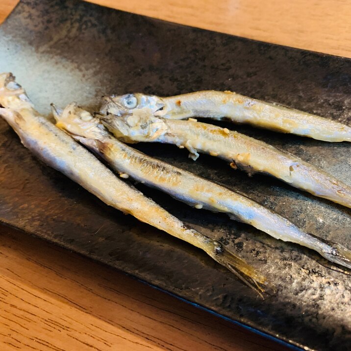 【ししゃもの甘辛ゴマ焼き】ししゃものプチプチ感を！